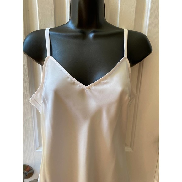 Womens Boston Proper Silk Cami 10 White Adjustable Straps - Picture 2 of 8